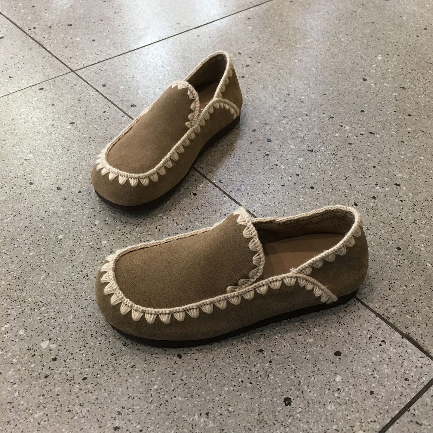 2025秋季女鞋韩版复古休闲透气圆头平底懒人鞋磨砂皮豆豆鞋女单鞋,女鞋,浅口单鞋,淘宝优惠券,粉丝福利购,淘宝优惠卷