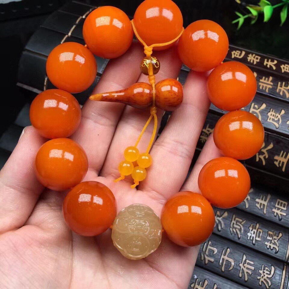 正宗黄金甲手串天然山龟甲壳圆珠手串男士款手链招财饰品文玩