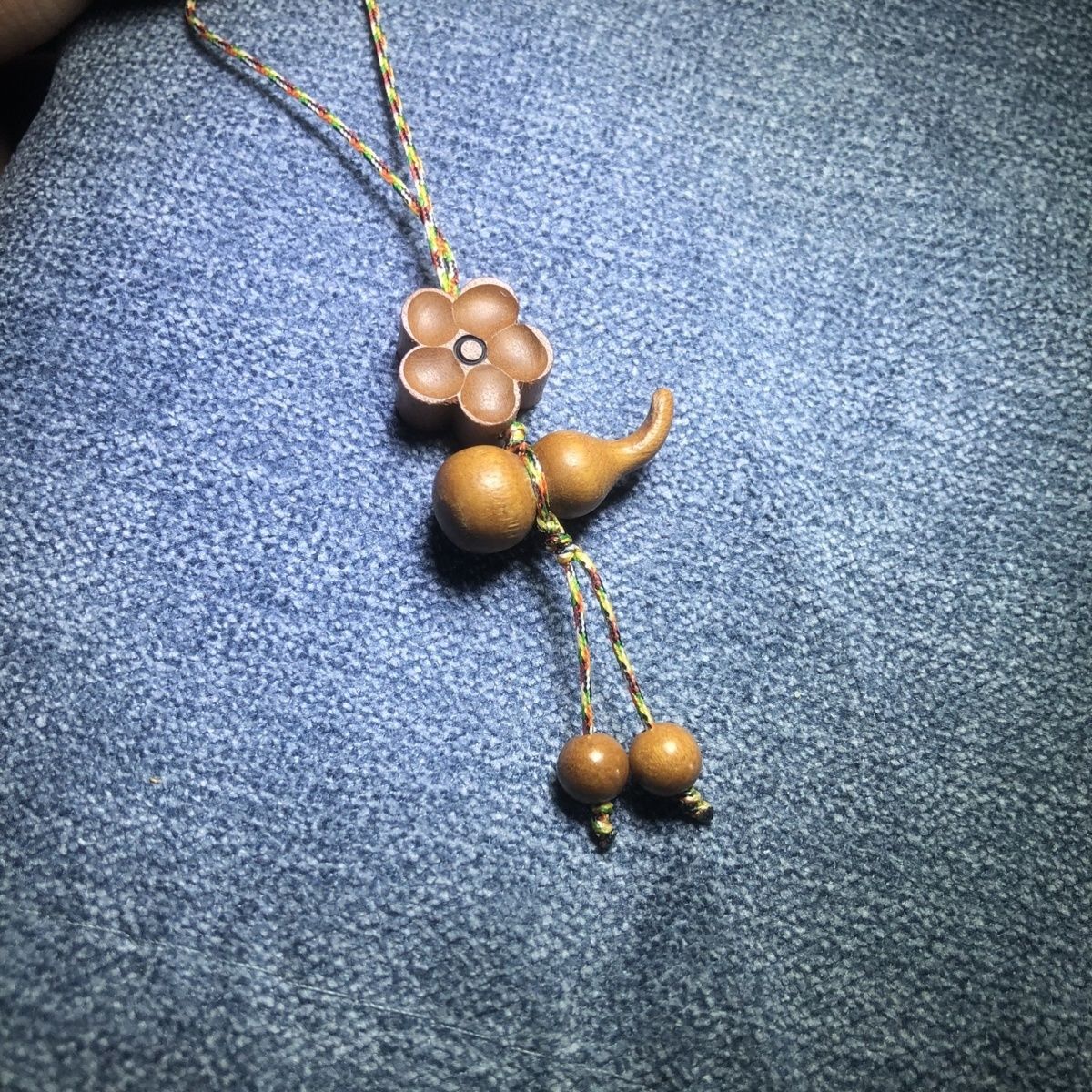 精品桃木木作精雕刻桃花木雕小h葫芦福禄小挂件手机链包包挂礼品