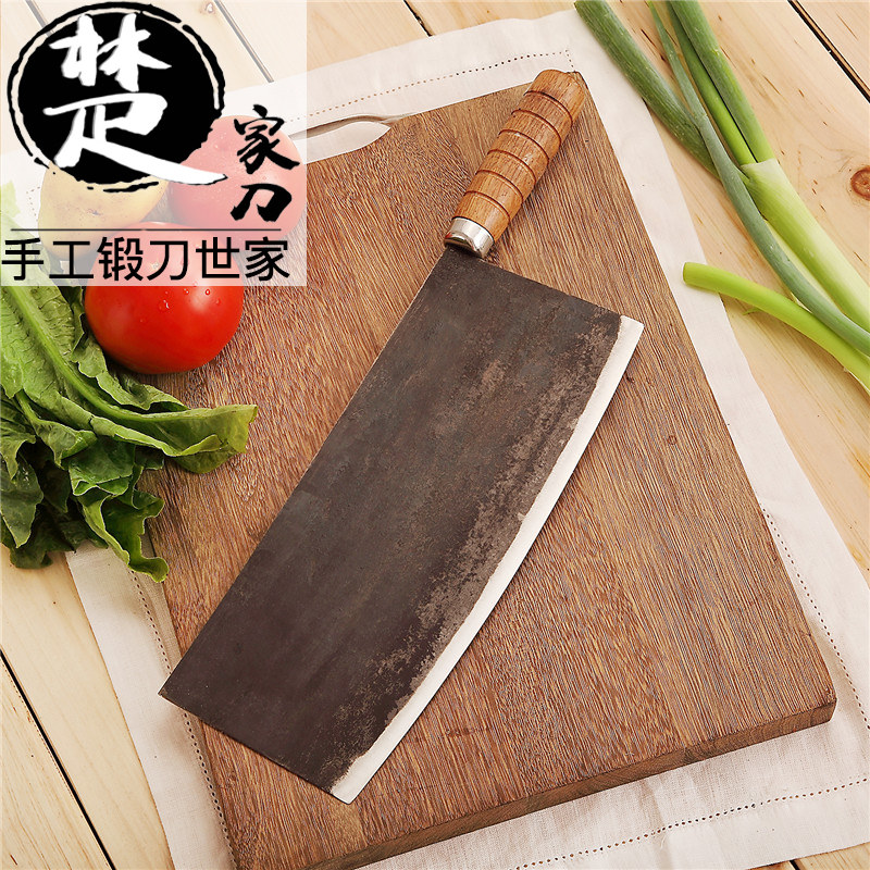 楚家刀刀具加大加宽菜刀厨师专用刀切片切肉刀厨房家用锻打切菜刀