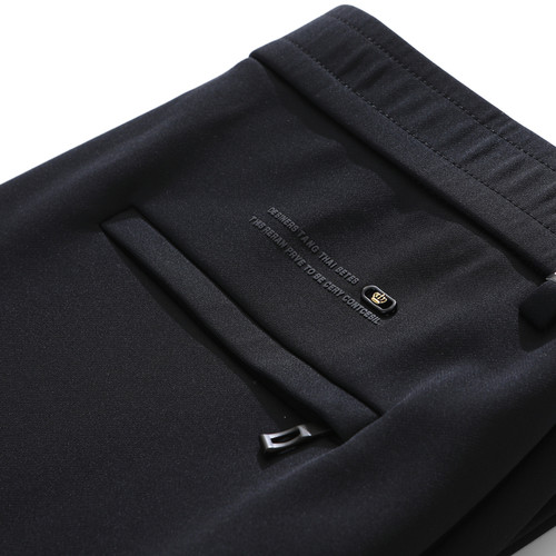 松紧腰免烫商务休闲男裤长裤