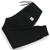 弹力束脚裤 加绒卫裤 男款 修身 秋冬款 子收口小脚裤 休闲运动裤 紧脚裤