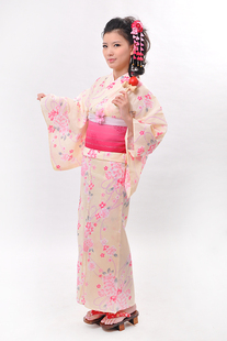 日本女士和服浴衣夏日祭和服yukata套件 樱工房和服专卖