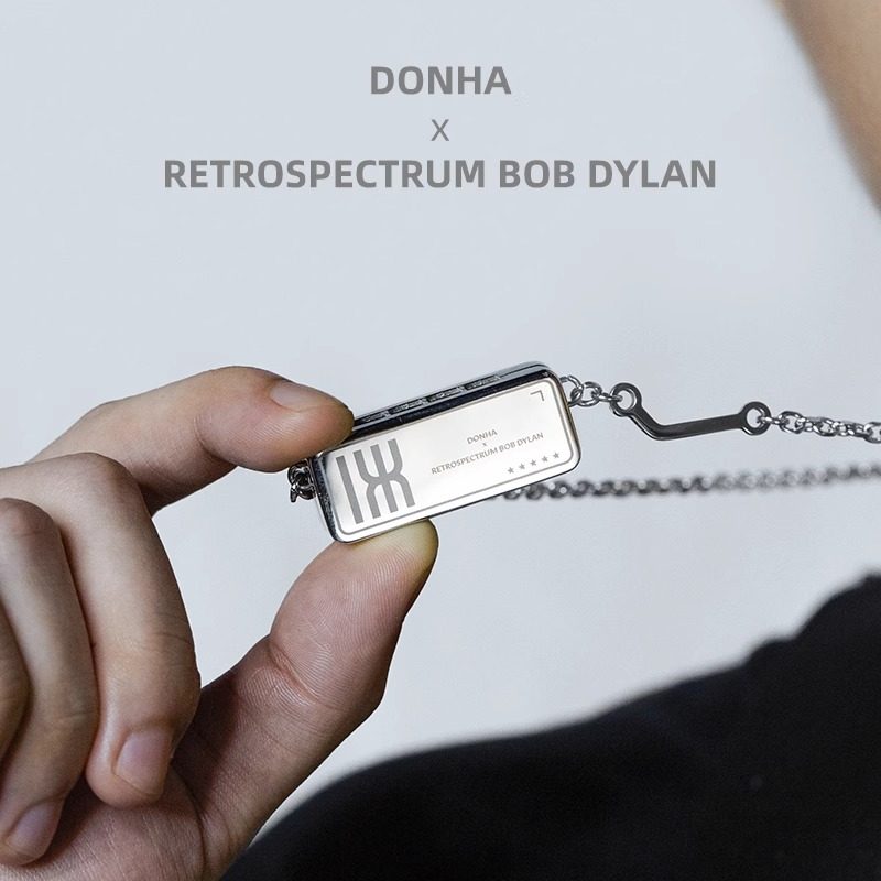 donha口风琴项链鲍勃迪伦联名吊饰送男女朋友圣诞礼物可吹奏吊坠