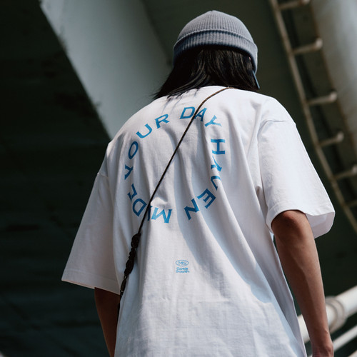 圆圈头潮牌宽松百搭短袖