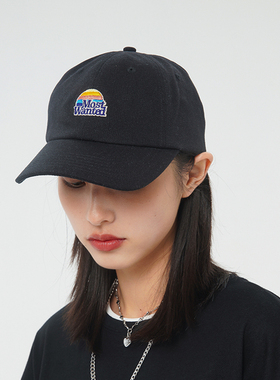 MOSTWANTEDLAB男女复古潮牌彩虹刺绣休闲百搭棒球帽遮阳鸭舌帽