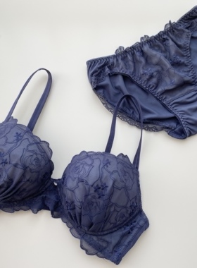 水滴圆锥圆盘2聚拢少女薄杯无钢圈内衣小底围大罩杯657075BCEFG