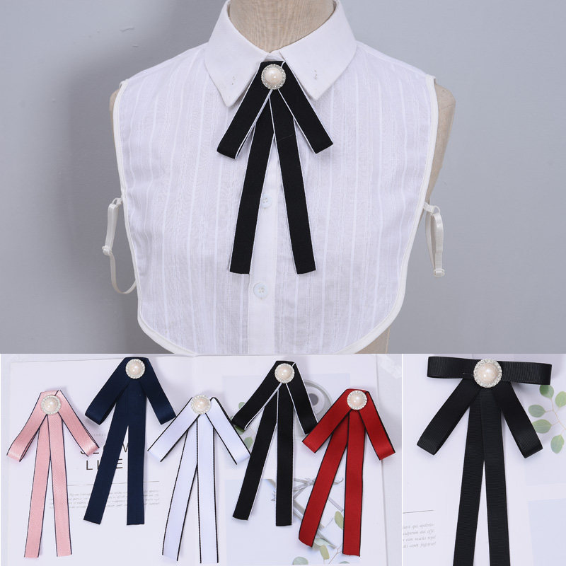 免打jk领结系绳扣领花搭配衬衫领饰品学院风蝴蝶结飘带装饰男女红