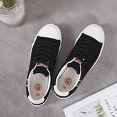 男新款 男春潮流布鞋 休闲小白鞋 人本帆布鞋 低帮板鞋 工作鞋 男士 男鞋