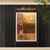 现代中古风挂画玄关客厅壁画茶室挂画书房宋代美学餐厅酒店画定制