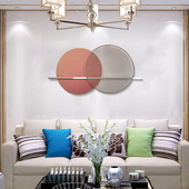 现代轻奢金属壁饰客厅软背景墙装 饰品抽象创意立体铁艺壁挂 墙面装