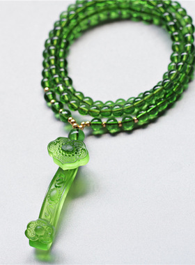 古法琉璃年年如意108珠项链