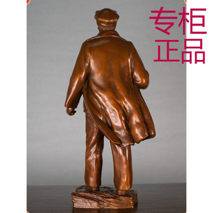 ㊣毛泽东摆件礼品家居装饰品毛主席长征全铜青年全身站像雕塑铜像