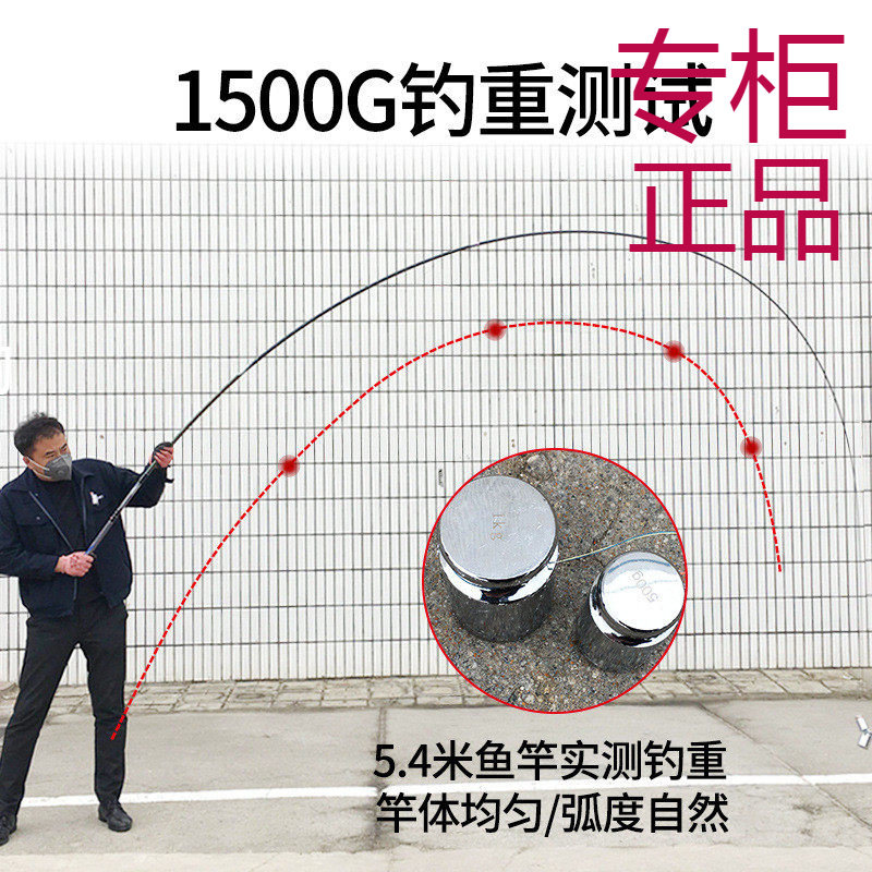 光威鱼竿浪纹鲤炫 送前两节28调超硬调台钓竿 碳素超轻钓鱼竿手杆,户外/登山/野营/旅行用品,台钓竿,淘宝优惠券,粉丝福利购,淘宝优惠卷