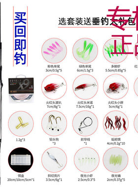 光威刚涛路亚竿套装双杆稍远投海