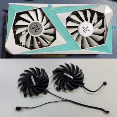 磐镭RTX2060 SUPER 6GB显卡散热风扇全新代替版风扇静音包邮