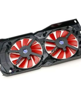 XFX讯景RX580 570 2048SP 4GB黑狼版显卡散热风扇带壳特价包邮