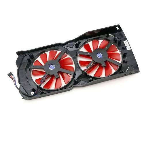XFX讯景RX580 570 2048SP 4GB黑狼版显卡散热风扇带壳特价包邮