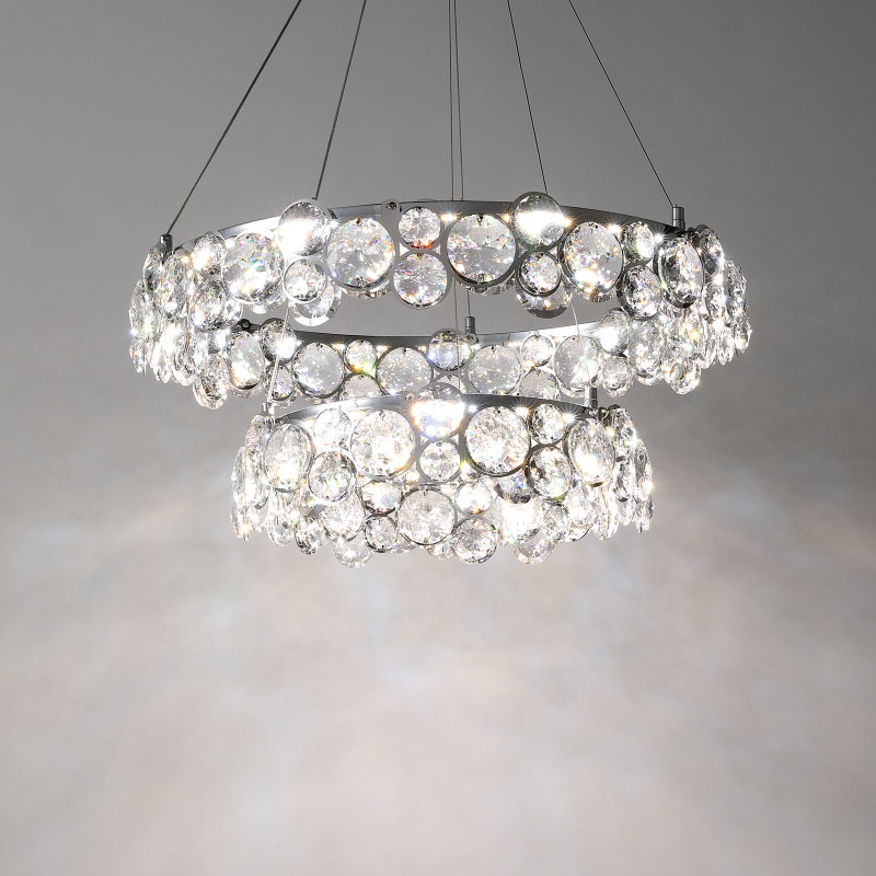 轻奢水晶吊灯客厅灯主灯卧室灯高级感餐厅灯新款家用大气中山灯具