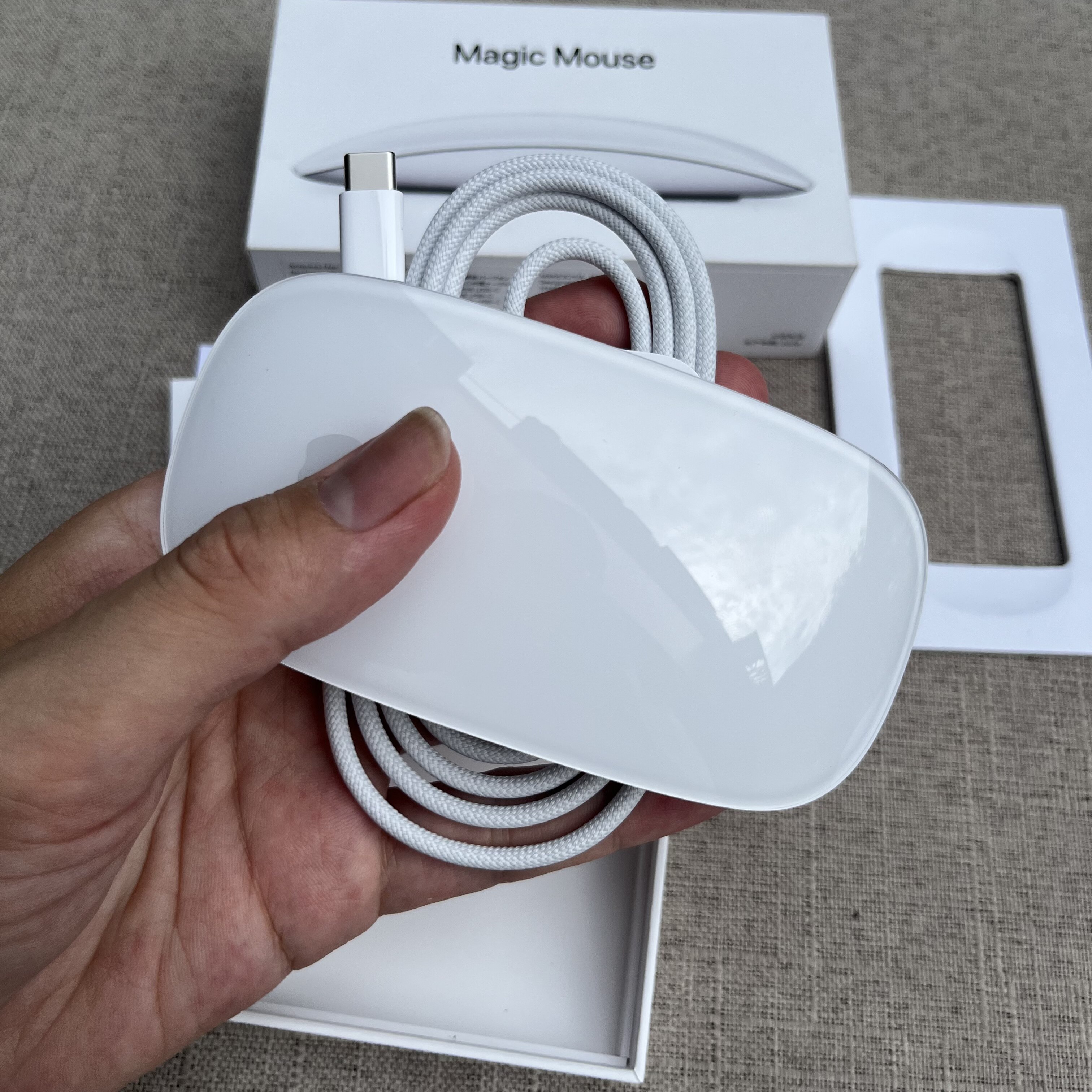 苹果原装Magic Mouse4代pro笔记本电脑Appleipad无线蓝牙妙控鼠标