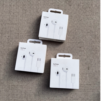 适用于苹果原装EarPods有线耳机Type-CiPhone 17 16 15ipad耳机线