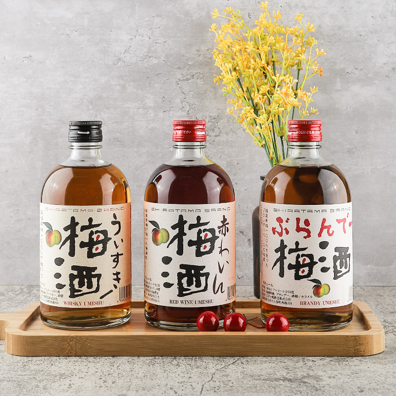 女人的威士忌日本明石信瓶装威士忌梅酒 女士梅子酒甜酒洋酒500ml