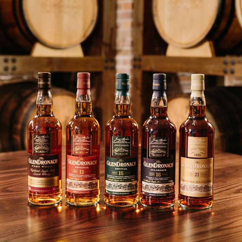 Glendronach 格兰多纳12年15/18/21年系列高地桶强单一麦芽威士忌