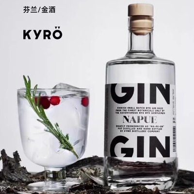 岚博金酒KyroNapue Rye Gin芬兰 杜松子酒琴鸡尾调酒基酒750ml