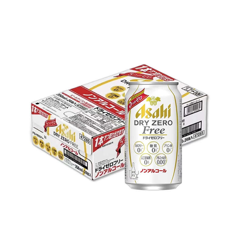 朝日Asahi无酒精啤酒饮料日本进口No1DRY ZERO无嘌呤无醇风味饮料