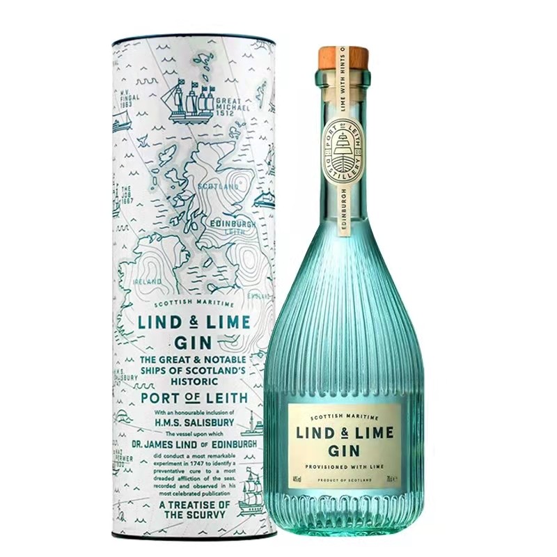 英国进口洋酒林德莱姆手工金酒杜松子酒LIND&LIME gin琴酒金汤力