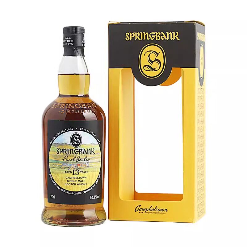 云顶13年本地大麦单一纯麦威士忌 Springbank 英国进口洋酒