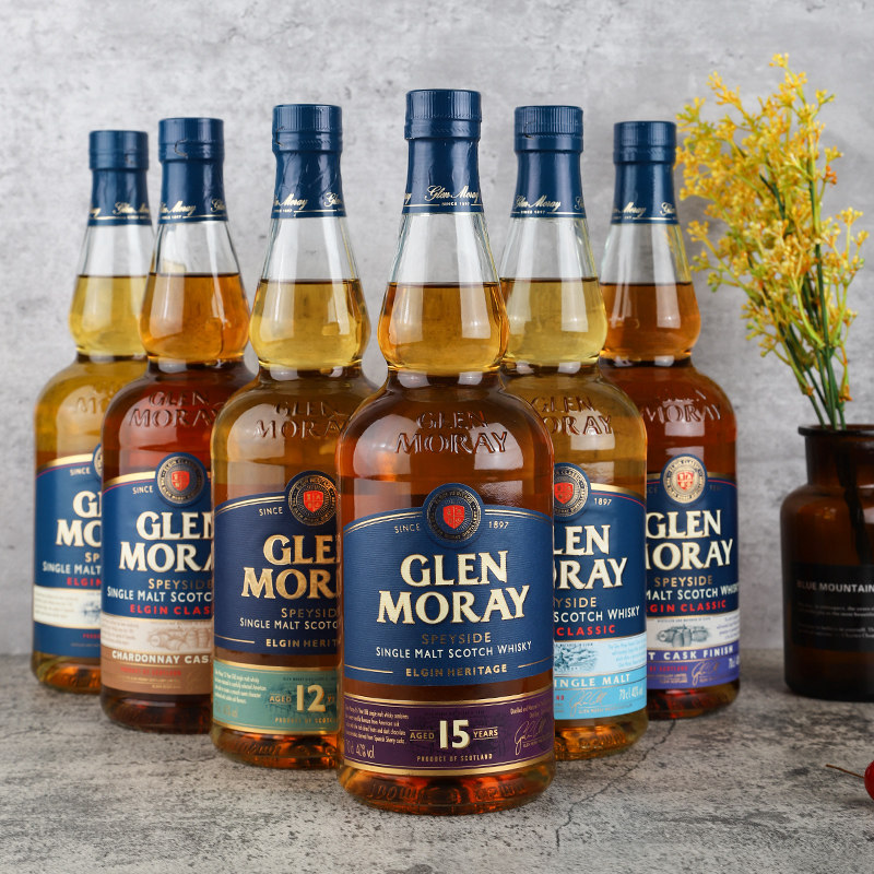 glenmoray格兰莫雷雪莉桶单一麦芽苏格兰威士忌原装带盒进口烈酒