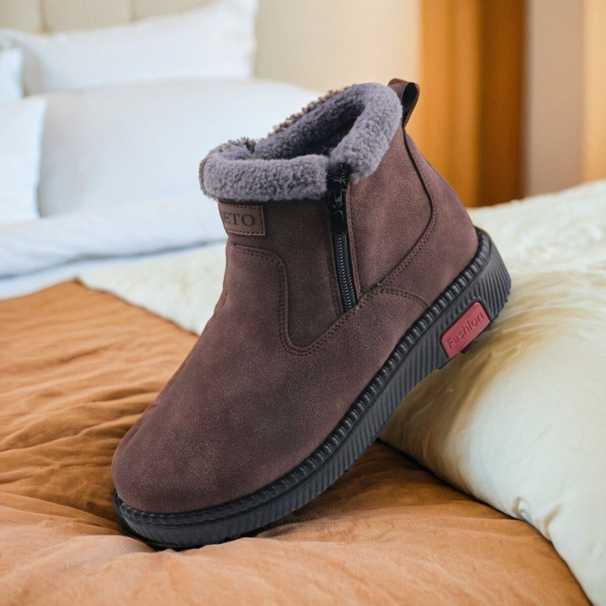 官方老北京布鞋女双拉链加绒加厚保暖雪地靴冬季新款防滑妈妈棉靴,女鞋,时尚雪地靴,淘宝优惠券,粉丝福利购,淘宝优惠卷