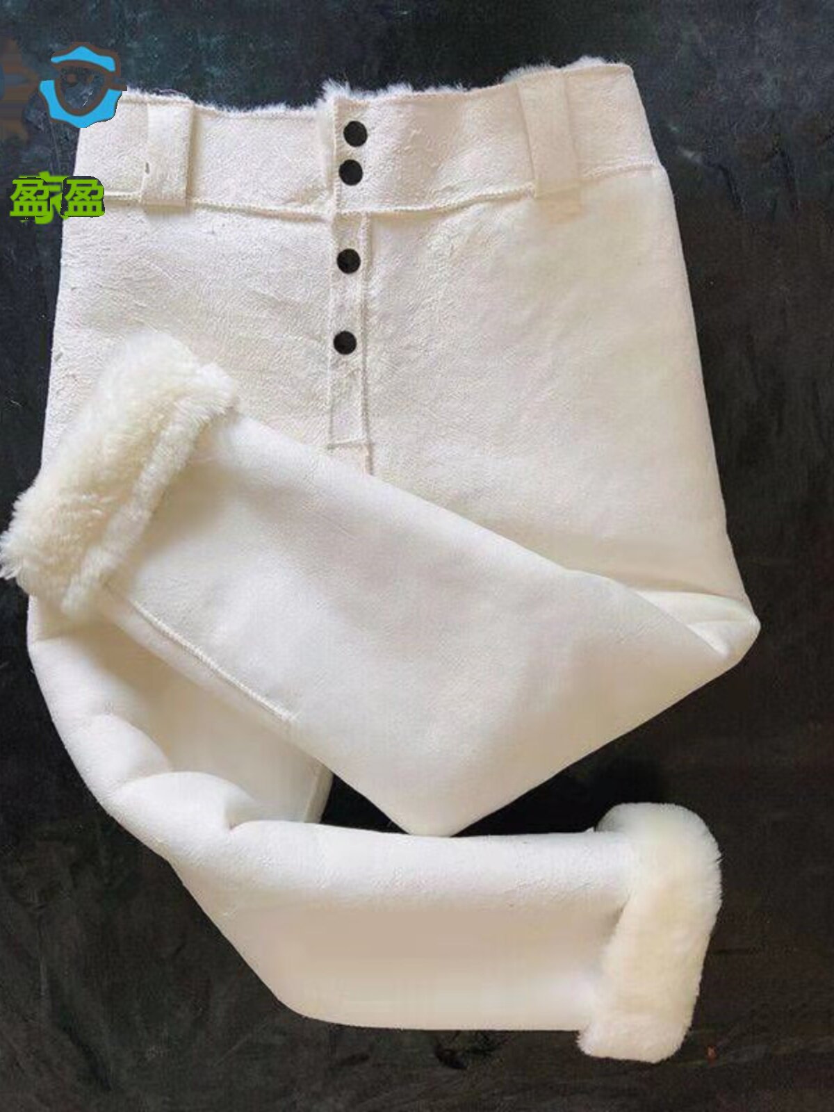 중·노년층을 위한 아빠의 양가죽 바지 두꺼워지고 두꺼운 가죽이 더해진 남녀공용 천연가죽 올인원 바지