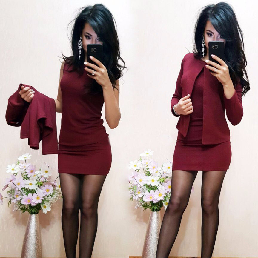 Ladies autumn solid color professional suit dress female|ruв категории Женская одежда, костюм/студенты школьную форму/обмундирования, профессионального женский костюм - от Buy2taobao.com для оказания профессиональной услуги покупки агента Taobao