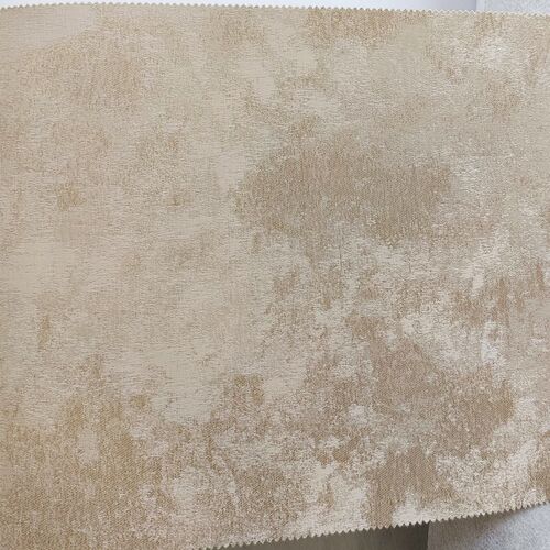 定制3.4米高斑驳云纹浅黄色墙布