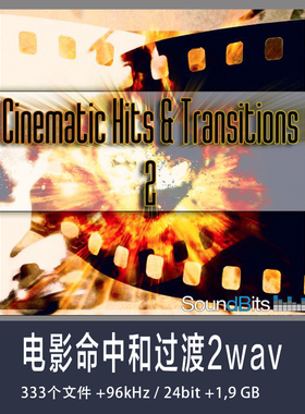 电影命中和过渡SoundBits Cinematic Hits and Transitions 2 WAV