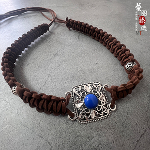 蒙古族头饰头绳发绳少数民族发带头带藏族舞蹈发饰演出配饰男女