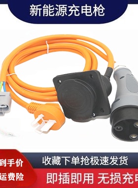 雷丁D50D70D80S50比德文M6M7V7宝路达电动汽车充电插头枪线充电器