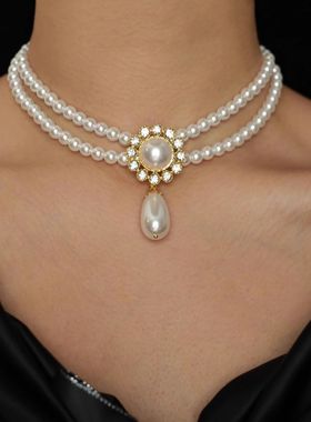 今年流行的珍珠项链太阳