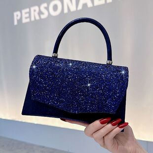 女包高端大气上档次洋气亮片小方包闪闪气质手提包百搭质感晚宴包