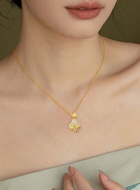 适合夏天戴的项链纯银女