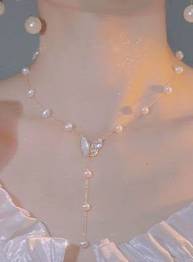 年轻人珍珠项链20新款潮