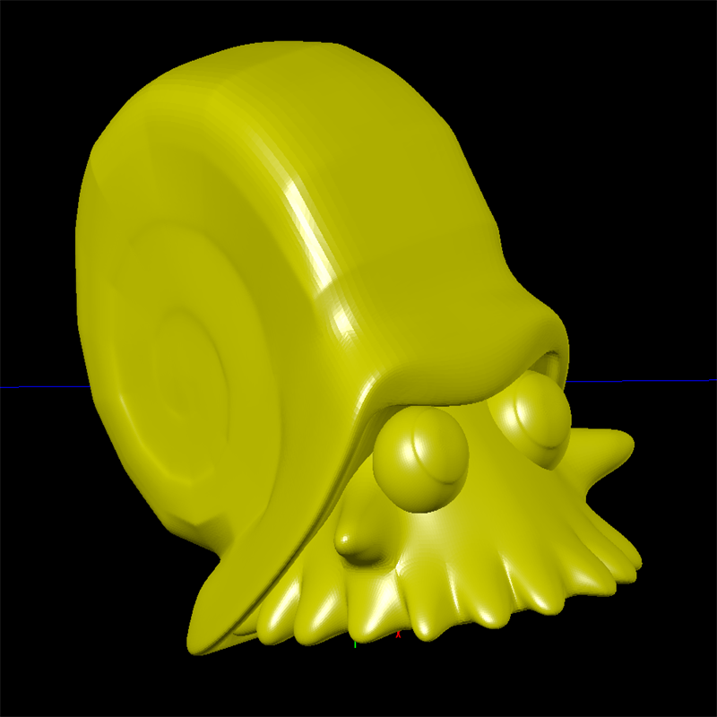 菊石兽可梦神奇宝贝动漫三维立体图圆雕图纸stl文件机3d打印模