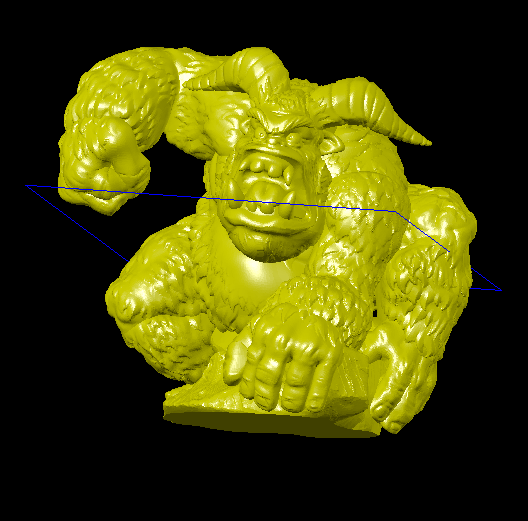 魔王牛角头骨魔兽跨境三维立体图圆雕图图纸stl文件雕刻机3d打印