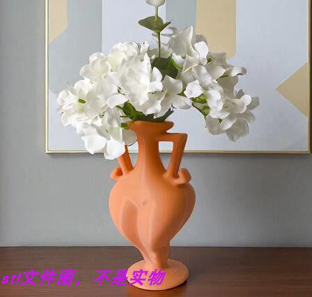 身体花瓶躯干烛台花盆笔筒水杯装饰摆件三维立体stl文件3D打印