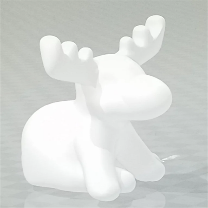 梅花鹿动物摆件艺术装饰圆雕图三维立体stl文件3d打印模型素材