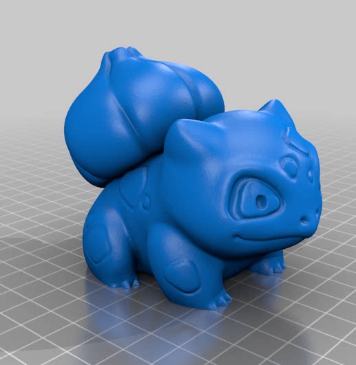 妙蛙种子宝可梦神奇宝贝手办玩具三维立体图stl文件雕刻机3d打印