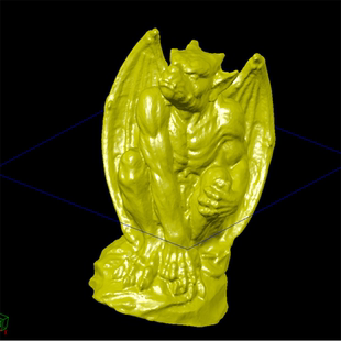 石像鬼恶魔动漫三维立体图圆雕图纸stl文件雕刻机3D打印模型素材