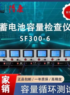 得康锂铅酸蓄电池检测修复仪器测量容量电动车充放电瓶放SF300-6
